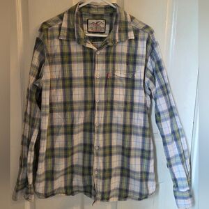 Spinas World Wear Plaid Button-Up Shirt